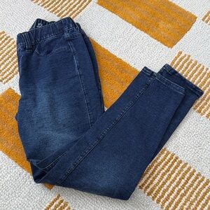 Abercrombie kids pull on dark wash leggings size girls 7/8